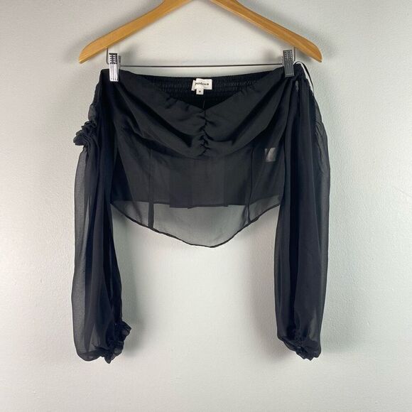 SUPERDOWN nickie off shoulder top M - Picture 5 of 12